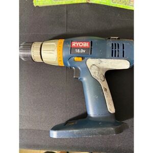 Ryobi P200 Drill Driver 1/2" Blue 18V Good Cordless Variable Speed Tool TESTED